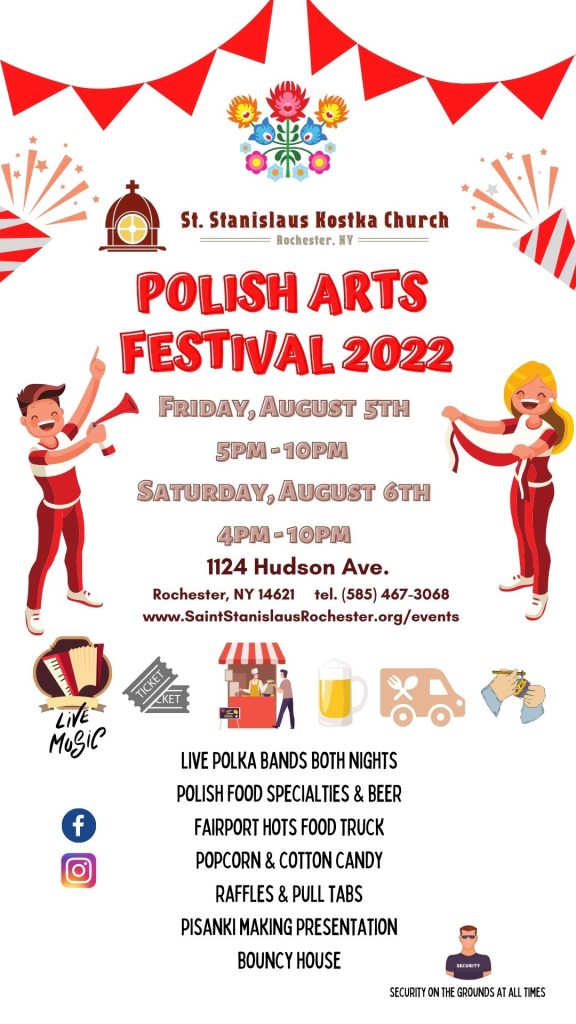 Polish Arts Festival is BACK! St. Stanislaus Kostka Church